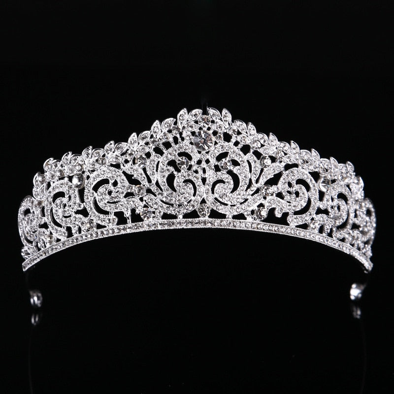 Wedding Tiara Crown Queen women Bridal hair accessories Headpiece Hair Jewelry Bride Accessories headband