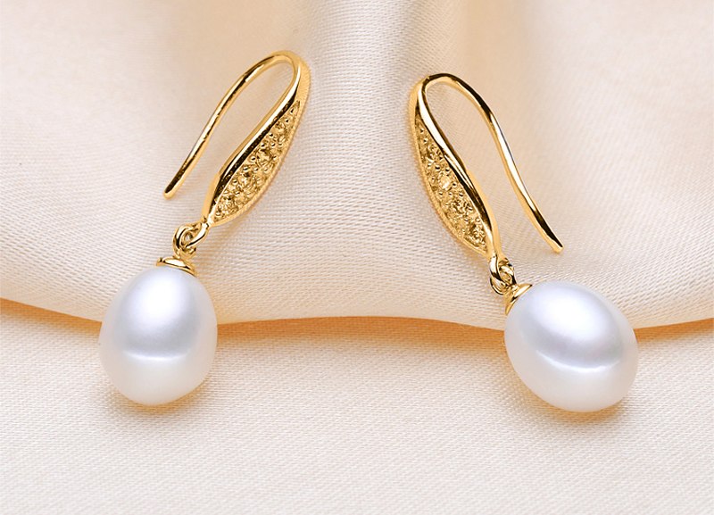 Wedding pearl earring jewelry for women,genuine natural pearl earring fine jewelry mother trendy party gifts