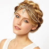 Wedding hair jewelry Hair chain accessory for boho Head ornaments brides jewels beach wedding head piece