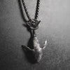 Whale Pendant Necklace for Mens and Womens Personality Charm Long Chain Cool Trendy Hip Hop Jewelry Gift