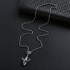Whale Pendant Necklace for Mens and Womens Personality Charm Long Chain Cool Trendy Hip Hop Jewelry Gift