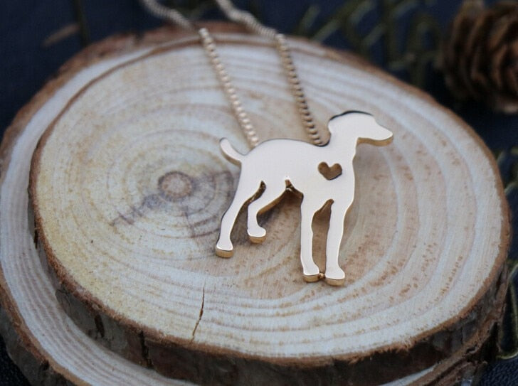 Whippet Greyhound necklace Lovely Pets lover pendant jewelry golden colors plated in stock fast delivery