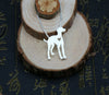 Whippet Greyhound necklace Lovely Pets lover pendant jewelry golden colors plated in stock fast delivery