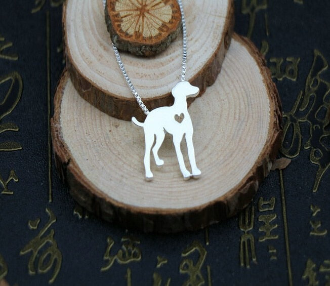 Whippet Greyhound necklace Lovely Pets lover pendant jewelry golden colors plated in stock fast delivery