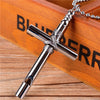 Whistle Necklace Cross Pendant Hell Girl Anime Jewelry Gothic Alloy Black Silver Color Metal Gift For Teenager Boy Girl Hot