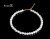 White Imitation Pearl Choker Necklace Women Charm Simple Jewelry 4/6/8/10MM beads