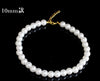 White Imitation Pearl Choker Necklace Women Charm Simple Jewelry 4/6/8/10MM beads