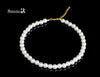 White Imitation Pearl Choker Necklace Women Charm Simple Jewelry 4/6/8/10MM beads