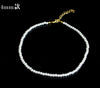 White Imitation Pearl Choker Necklace Women Charm Simple Jewelry 4/6/8/10MM beads
