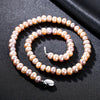 White Natural Pearl Necklace For Women 8-9mm Necklace Beads Jewelry 45cmLength Necklace Fashion Jewelry