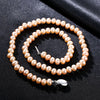 White Natural Pearl Necklace For Women 8-9mm Necklace Beads Jewelry 45cmLength Necklace Fashion Jewelry