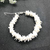 White Puka Natural Shell Piece Irregular Chips Seashell Choker Necklace Female Summer Beach Jewelry Necklaces for Women