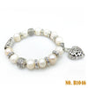 White natural pearl bracelet for women adjustable bracelet girl wedding bridal birth d gift
