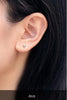 Wholesale 100% real. 925 sterling silver high Polish Paris ball stud earring Comfortable 2.5mm 3mm 4mm 5mm lead free GTLE94