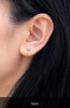 Wholesale 100% real. 925 sterling silver high Polish Paris ball stud earring Comfortable 2.5mm 3mm 4mm 5mm lead free GTLE94