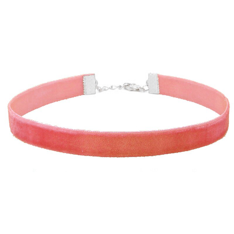 12pc/lot Cute Girls Colorful Velvet Strip Choker Necklace Women Retro Gothic Collar Necklace Female Party Friends Gift