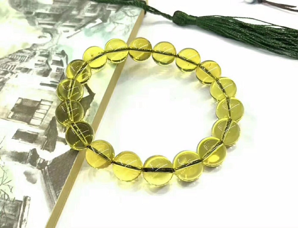 Wholesale 2A+ Natural Mexican Blue Amber Bracelet 13mm+ Beads Certificated Amber Supplier Prayer For Men&Women Fine Jewelry