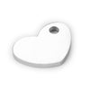 Engraved Heart Love Tag DIY Pendant Charm 10pcs/lot Stainless Steel Mirror Polished Metal Sign Custom Gift
