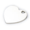 Engraved Heart Love Tag DIY Pendant Charm 10pcs/lot Stainless Steel Mirror Polished Metal Sign Custom Gift