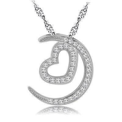 Wholesale Fine Jewelry Genuine sterling silver jewelry 925 Sterling Silver Necklace for Women Christmas Gift Jewelry