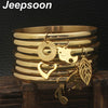 Wholesale HOT New Design Fashion Stainless Steel Jewelry Classic Cuff Bangles & Bracelet Charm For Women And Girl BFADAVCA