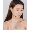 925 Stamp Silver Color Crystal Earrings Mini Sweets Studs Earring Women Wedding Jewelry Engagement Gift