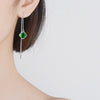 925 Stamp Silver Color Pearl Earrings Zircon Earring Women Wedding Fine Jewelry Gift Christmas