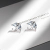 925 Stamp Silver Color Zircon Earrings Mini Umbrella Studs Earring Women Wedding Jewelry Engagement