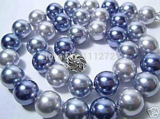 Wholesale Price!!! New Fashion! 3510mm South Sea Shell Pearl Necklace AAA Multicolor beads jewelry making about 85 pcs/strands