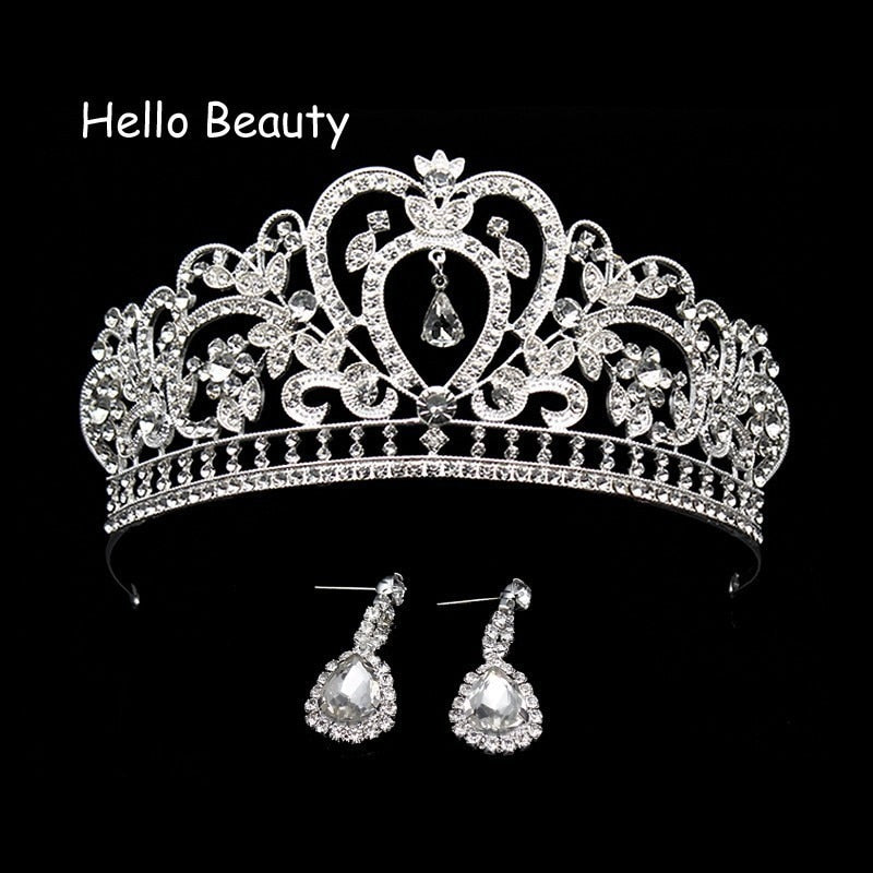 Wholesale Rose Gold Pink Vintage Baroque Queen King Hair Jewelry Pearl Crystal Tiara And Crown Headband For Women Bride Wedding