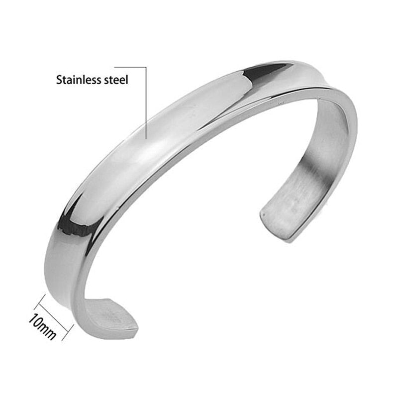 Wholesale Saudi Gold Me Bangles 316L Stainless Steel Jewelry Bracelets,Silver Metal Blanks Open Cuff Bracelets & Bangles