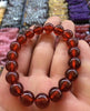 Wholesale prices 100% Natural Garnet Crystal Beads Bracelet 8-11mm