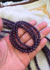 Wholesale prices 100% Natural Three circles Amethyst Crystal Beads Bracelet 5-6mm
