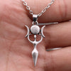 Wicca Triple Moon Goddess Pendant Wiccan Jewlery Accessories For Women Necklace Dropship Suppliers