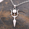 Wicca Triple Moon Goddess Pendant Wiccan Jewlery Accessories For Women Necklace Dropship Suppliers