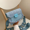 Wide Strap Shoulder Bags for Women 2022 Designer Lady Handbags and Purses Chain Messenger Crossbody Bags