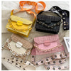 Wide Strap Shoulder Bags for Women 2022 Designer Lady Handbags and Purses Chain Messenger Crossbody Bags