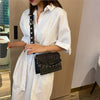 Wide Strap Shoulder Bags for Women 2022 Designer Lady Handbags and Purses Chain Messenger Crossbody Bags