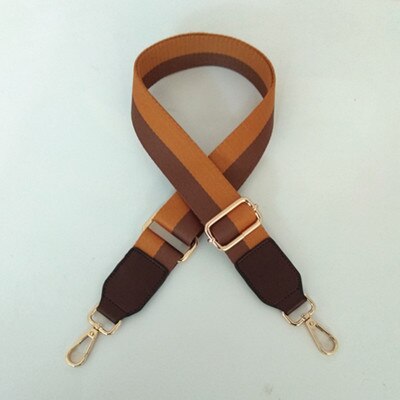 Wider and thicker bag replacement shoulder strap cross shoulder strap accessories shoulder strap color stripe belt