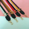 Wider and thicker bag replacement shoulder strap cross shoulder strap accessories shoulder strap color stripe belt