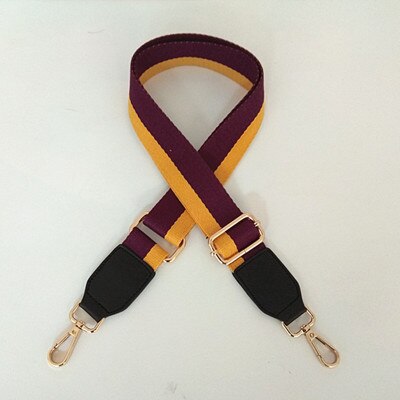 Wider and thicker bag replacement shoulder strap cross shoulder strap accessories shoulder strap color stripe belt