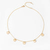 Wild&Free New Arrival Gold Sequins Coin Tassel Choker Women Charms Choker Jewelry Simple Chain Chokers Necklaces for Women