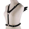 Wings Leather Harness Goth Punk Body Chain Women Garters Strap Bondage Halterneck Beach Collar Gothic Waist Shoulder Necklace