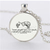 Winnie the Pooh Necklaces & Pendants Winnie The Pooh and Piglet Jewelry Handmade glass dome pendant
