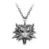 Wizard 3 Wild Hunt Game Pendant Necklace Geralt Animal Metal Link Chain Wolf Head Necklace Jewelry Accessories