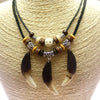 Wolf teeth Necklace True Three teeth Indian Ethnic Jewelry Retro Personality Accessories