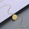 Woman Coin Necklace Golden Color Ten Cents Coin Sea Spirit Ngoreru Elizabeth Isle Of Women Statement Necklace Collier Gift