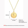 Woman Coin Necklace Golden Color Ten Cents Coin Sea Spirit Ngoreru Elizabeth Isle Of Women Statement Necklace Collier Gift