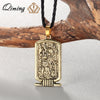 Women Anubis Pendant Necklace Ancient Egypt Religious Jewelry Egyptian Hieroglyphs Awesome Men Necklace Egypt Charm