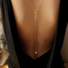 Women Boho Gold  Beach Bikini Bib Crystal Wedding Summer Dress Backdrop Back Necklace Jewelry
